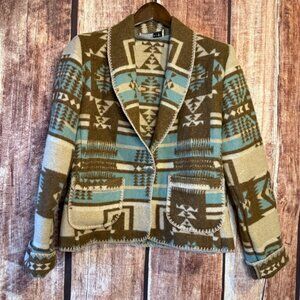 Rhonda Stark wool western blazer